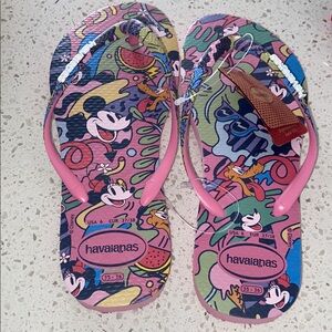 Havaianas Disney Pink Flip Flops